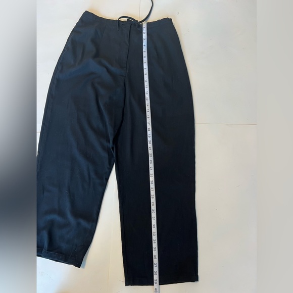 Pendelton Relaxed Elastic Waist Tie Trousers Black size 18 - Picture 11 of 12